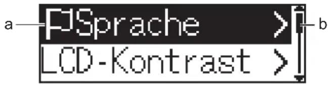 a-FJ Sprache > LCD-Kontrast >