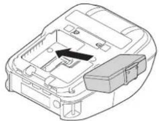 BROTHER RJ-3230BL - Akku einsetzen - 3
