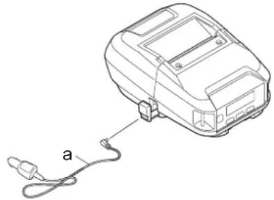 BROTHER RJ-3230BL - Akku über einen Autoadapter (optional) aufladen - 2