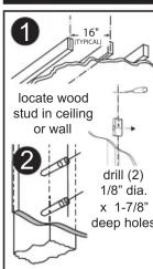 Vantage Point BKSP - Step 2. Installing Wall / Ceiling Plate - 1