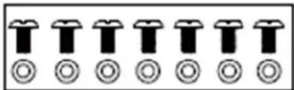 Izzy IZ-9032 - Supplied mounting accessories: - 1
