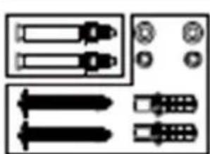 Izzy IZ-9032 - Supplied mounting accessories: - 2