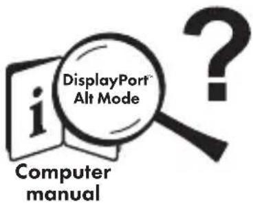 DisplayPort Alt Mode i ? Computer manual
