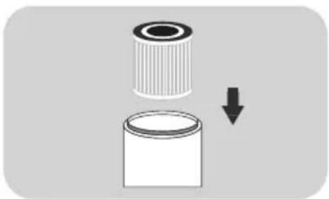 TCL Breeva A5B - Installeer de 3-laagse zuiveringsfilter - 1