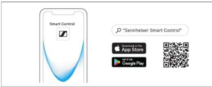 Smart Control "Sennheiser Smart Control" Download on the App Store GET IT ON Google Play