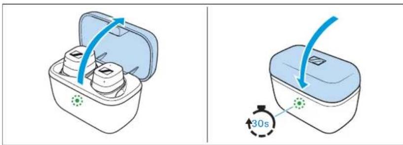 SENNHEISER CX True Wireless CX200TW1 - Akku-Ladestand anzeigen - 1
