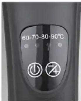 60-70-80-90°C ① ⑦