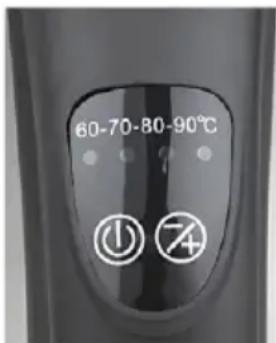 60-70-80-90°C ① ⑦