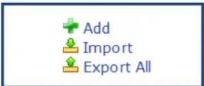 Add Import Export All