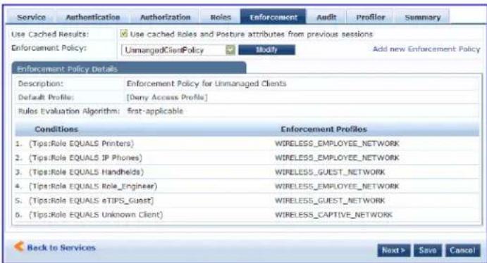 DELL W-ClearPass - Configuring the Service - 5