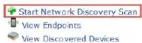 DELL W-ClearPass - Initiating a Network Discovery Scan - 2