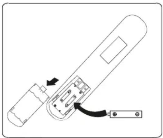 TCL TAC-24CHSD/XA71 - Substituição de baterias - 2