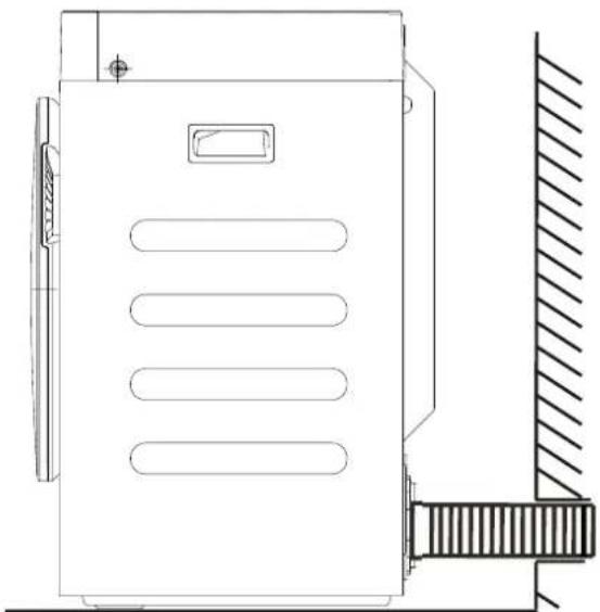 Infiniton SD-C7V - Fijación del tubo flexible - 1