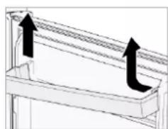 BOMANN VS 7350 - Removing / inserting the door racks - 2