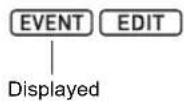 CASIO CT-X8000IN - To edit an event - 1