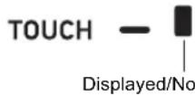 CASIO CT-X8000IN - Press 33 TOUCH ON/OFF. - 1