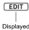 CASIO CT-X8000IN - Long-press 10 FUNCTION until the [EDIT] indicator appears. - 1
