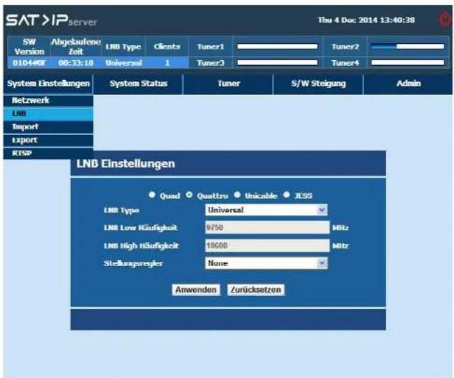 MEGASAT MEG-4000 - System Settings - 1