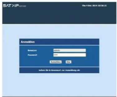 SAT/IP Server File 100: 2014 06:30:31 Anneuktion Login/User Login Password Name Authentication Star Inhof Sie in Kosovo? zur Anneuktion ist