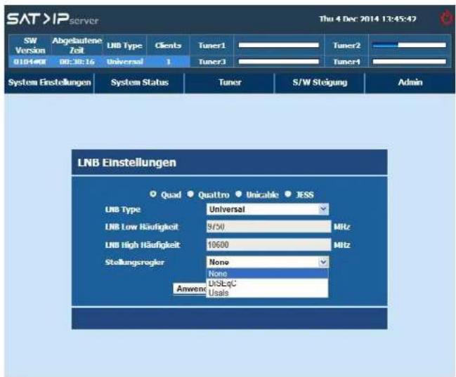 MEGASAT MEG-4000 - System Settings - 1