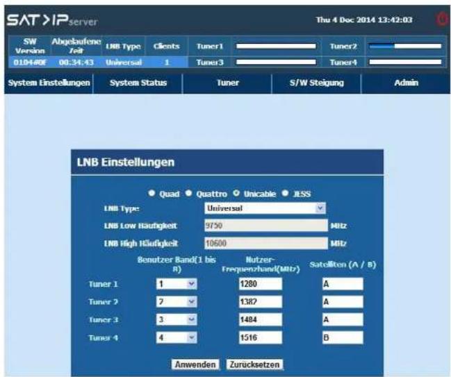 MEGASAT MEG-4000 - System Settings - 1