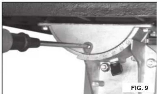 RIKON 10-305 - SETTING TABLE SQUARE TO SAW BLADE - 2