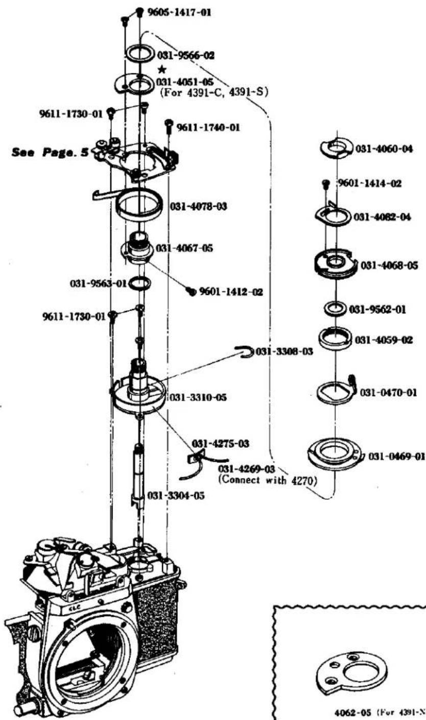9605-1417-01 031-9566-02 031-4051-05 (For 4391-C, 4391-S) 9611-1730-01 9611-1740-01 See Page. 5 031-4078-03 031-4067-05 031-9563-01 9601-1412-02 031-3308-03 031-3310-05 031-4275-03 031-4269-03 (Connect with 4270) 031-3304-05 031-4060-04 9601-1414-02 031-4082-04 031-4068-05 031-9562-01 031-4059-02 031-0470-01 031-0469-01 4062-05 (For 4391-N)
