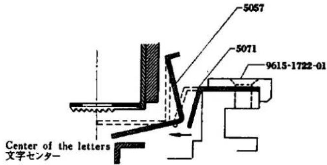 5057 5071 9615-1722-01 Center of the letters 文字センター