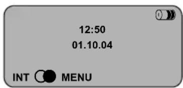 12:50 01.10.04 INT ○ ● MENU