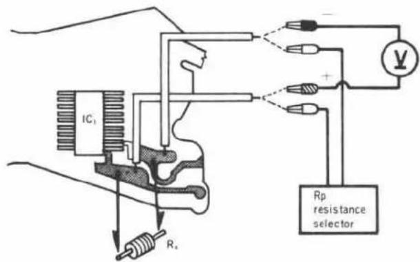 IC₁ R₄ Rp resistance selector