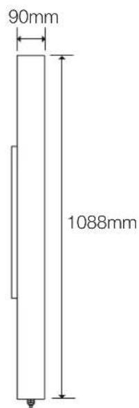 90mm 1088mm