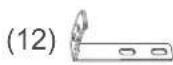 Hanseatic HEGS8260D - Parts for installation - 1