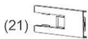 Hanseatic HEGS8260D - Parts for installation - 8