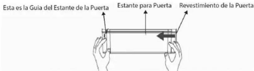 Esta es la Guía del Estante de la Puerta Estante para Puerta Revestimiento de la Puerta