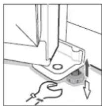 Jocel JSBS014627 - ADJUSTABLE PLASTIC FEET - 1