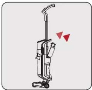 GRUNDIG AquaFlex VCW 7230 - Clean water tank mounting - 1