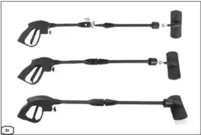 Fieldmann FDW 201650-E - Car brush attachment (No.20) - 1
