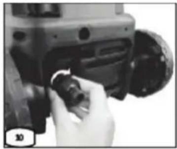Fieldmann FDW 201650-E - Installing the inlet filter terminal - 5