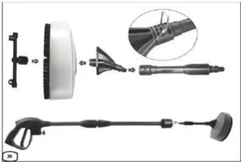 Fieldmann FDW 201650-E - Surface cleaner assembly (No.21) - 1