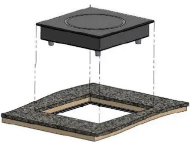Spring USA SRC-181SS - Mounting Your MAX Induction® Range: - 3