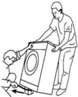 BEKO RSPE78612S - Removing packaging reinforcement - 1