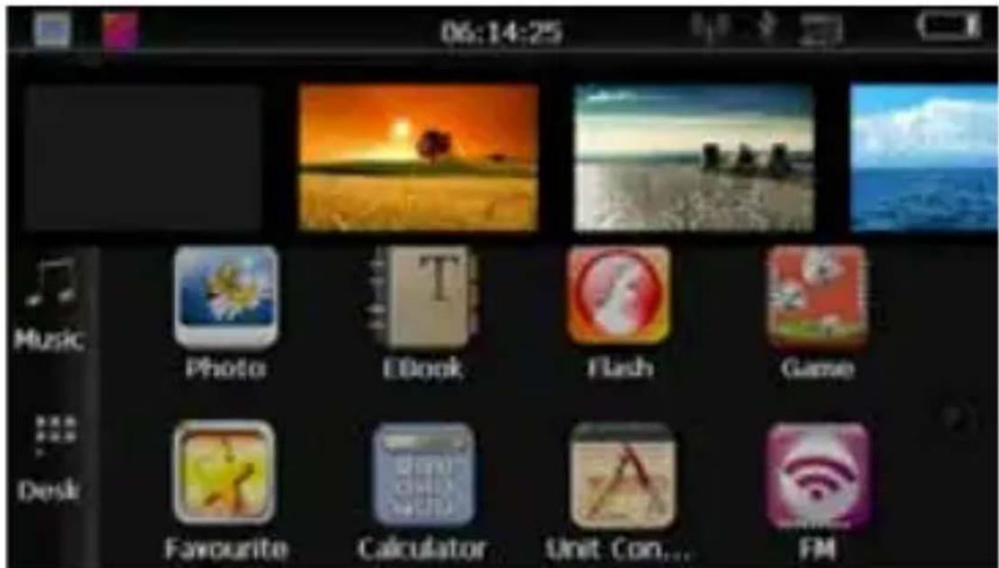 06:14:25 Music Photo EBook Flash Game Desk Favourite Calculator Unit Con... FM