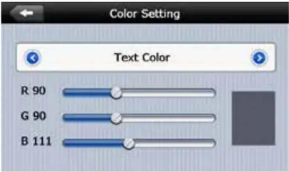 Color Setting Text Color R 90 G 90 B 111
