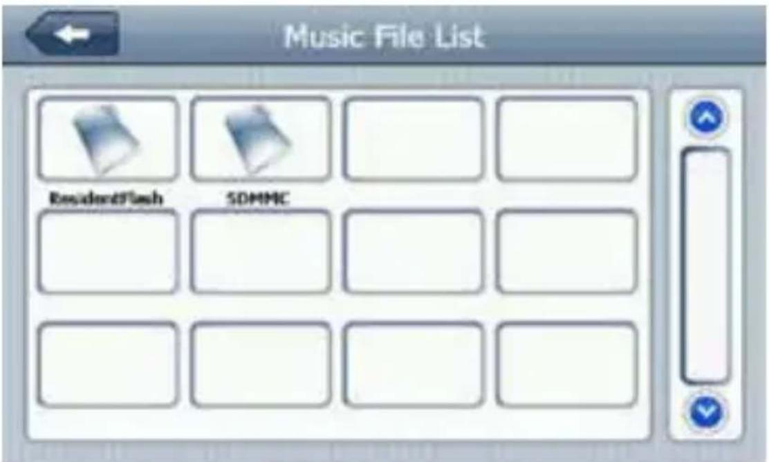 Music File List ResidentFlash SDMMC