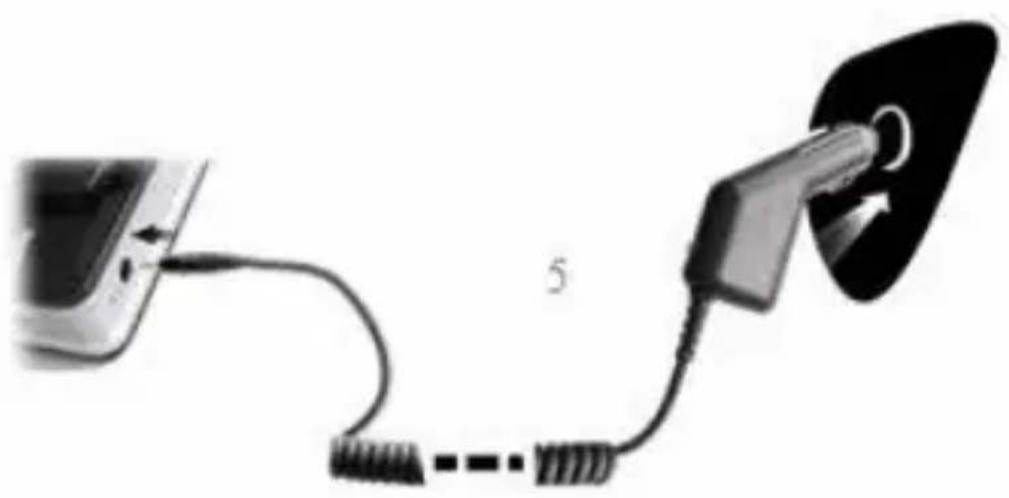 ModeCom FreeWAY SX2 - Use the car charger to supply power - 1