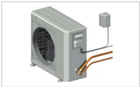 REMKO BL 354 DC - Outdoor unit connection - 1