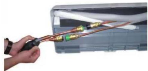 REMKO BL 354 DC - Connection of quick-release couplings - 6