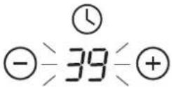 VOX EBC 400 DBR1 - b) Setting the timer to turn one cooking zone off - 4