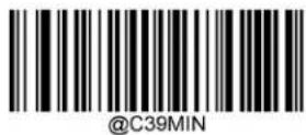 Newland WD4-BS20 - Set Length Range for Code 39 - 1