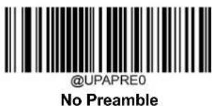 @UPAPRE0 No Preamble
